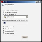 index search panel